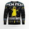 Fat Duck Pew Pew Madafakas Ugly Christmas Sweater - Image 1