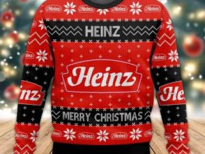 Favorite Food Brands Heinz Ugly Christmas Sweater - Image 1