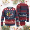 Feliz Navidad Ugly Christmas Sweater Funny Xmas In Mexico Sugar Skull Pinata Star - Image 1