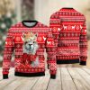 Festive Llama Xmas Ugly Christmas Sweater Holiday Gift - Image 2