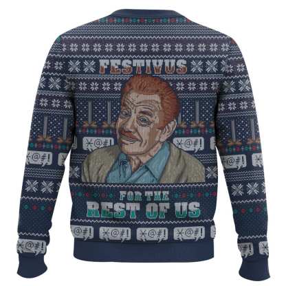 festivus for the rest of us seinfeld ugly christmas sweater 2 Festivus For The Rest Of Us Seinfeld Ugly Christmas Sweater - Image 2