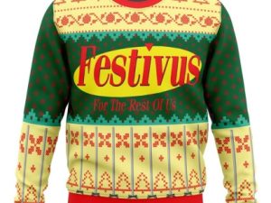 Festivus For The Rest Of Us Ugly Christmas Sweater - Image 1
