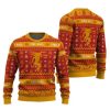 Fireball Snowing Ugly Christmas Sweater - Image 1