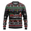 Firefighter Santa Claus Ugly Christmas Sweater - Image 1