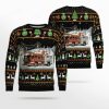 Firefighter Santa Ugly Christmas Sweater - Image 1