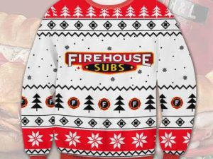 Firehouse Subs Ugly Christmas Sweater - Image 1