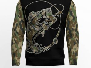 Fishing Dad Ugly Christmas Sweater - Image 1