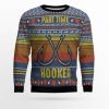 Fishing Part Time Ugly Christmas Sweater - Image 1