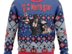 Fist Of The North Star Alt Ugly Christmas Sweater - Image 1