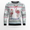 Flamingo Christmas Reunion Ugly Christmas Sweater - Image 1