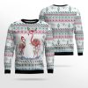 Flamingo Christmas Reunion Ugly Christmas Sweater - Image 2