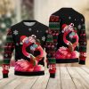 Flamingo Couple Ugly Christmas Sweater - Image 2