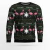 Flamingo Flalala Ugly Christmas Sweater - Image 1