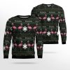 Flamingo Flalala Ugly Christmas Sweater - Image 2