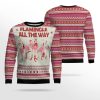 Flamingo Flamingle All The Ways Ugly Christmas Sweater - Image 2