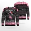 Flamingo Naughty List Ugly Christmas Sweater - Image 2