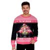Flamingo Tis The Season Merry Flocking Funny Ugly Christmas Sweater - Image 2