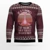 Flamingo Yoga Ugly Christmas Sweater - Image 1