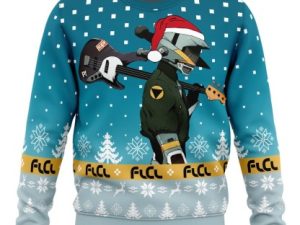 Flcl Canti Saw Christmas Tree Ugly Christmas Sweater - Image 1