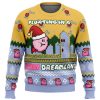 Floating In A Kirby Dreamland Ugly Christmas Sweater - Image 1