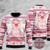 Floral Piggy Ugly Christmas Sweater - Image 1