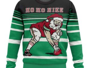 Football Santa Ugly Christmas Sweater - Image 1