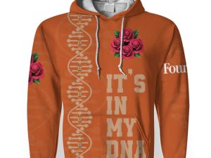 Four Roses It's In My DNA-3D Unisex Hoodie - Image 1