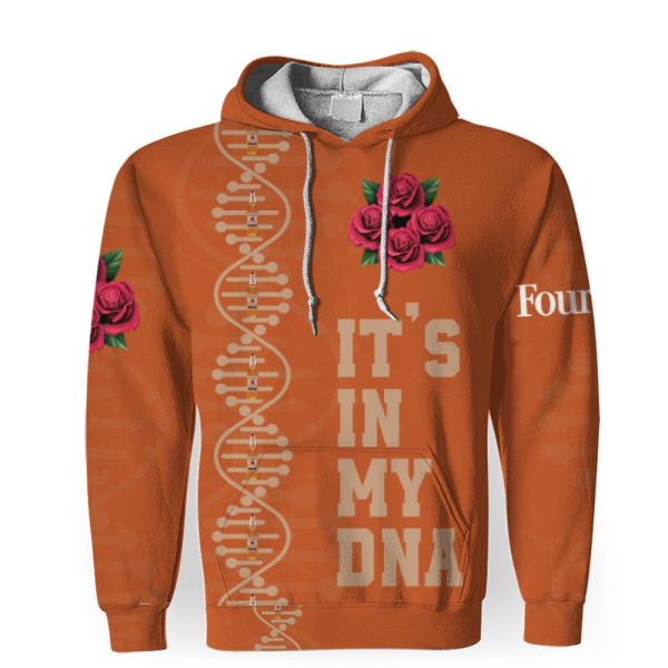 Four Roses It's In My DNA-3D Unisex Hoodie - Image 1