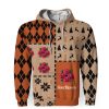 Four Roses Merry Christmas And -3D Unisex Hoodie - Image 1