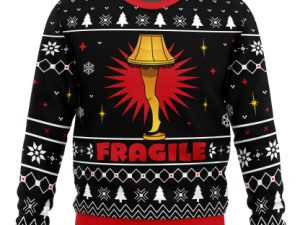 Fragile A Christmas Story Ugly Christmas Sweater - Image 1