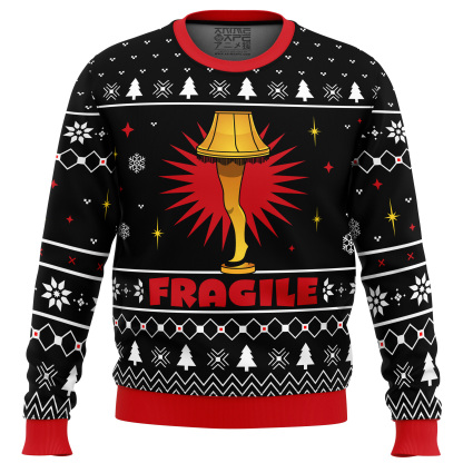 fragile a christmas story ugly christmas sweater 1 Fragile A Christmas Story Ugly Christmas Sweater - Image 1
