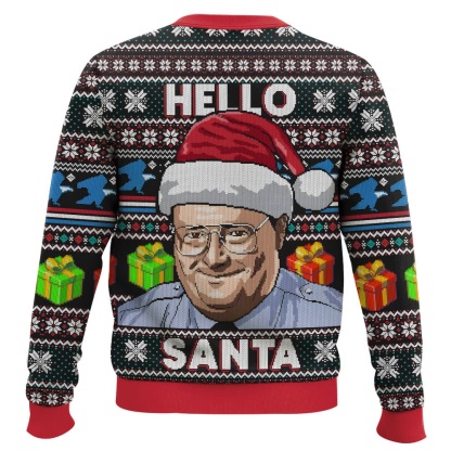 frank reynolds hello santa ugly christmas sweater 2 Frank Reynolds Hello Santa Ugly Christmas Sweater - Image 2