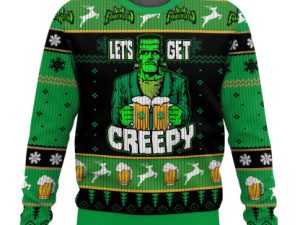 Frankensteins Monster Ugly Christmas Sweater - Image 1