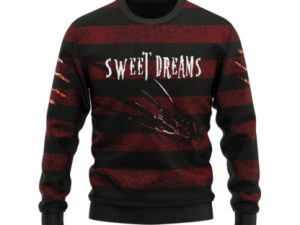Freddy Krueger Nightmare On Elm Street Ugly Wool Knitted Sweater - Image 1