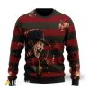 Freddy Krueger Ugly Christmas Sweater Mens - Image 1