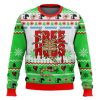 Free Hugs Bestie Facehugger Alien Ugly Christmas Sweater - Image 1