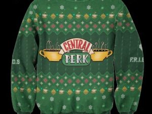 Friends Central Perk Holiday Special Ugly Christmas Sweater - Image 1