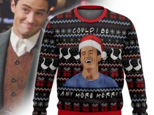 Friends Chandler Bing In Memories Of Matthew Perry Ugly Christmas Sweater - Image 1