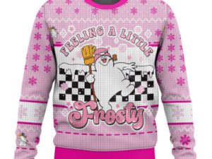 Frosty The Snowman Feeling A Little Frosty Ugly Christmas Sweater - Image 1