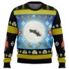 Full Moon Odd Taxi Ugly Christmas Sweater - Image 1