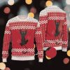 Funny Black Cat Ugly Christmas Sweater - Image 1