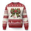 Funny Christmas Bow Present Costume Ugly Christmas Sweater - Image 1