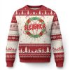 Funny Christmas Heavy Metal Ugly Christmas Sweater - Image 1