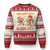 Funny Christmas Nurse Ugly Christmas Sweater Did You Try Icing It Gingerbread Man - Image 1