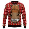 Funny Horse Ugly Christmas Sweater - Image 1