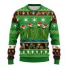 Funny Pickle Rick And Morty Ugly Christmas Sweater - Image 1