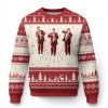 Funny T Dance Xmas Ugly Christmas Sweater Santa Claus Xmas Pajamas Holiday - Image 1