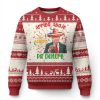 Funny T Ugly Christmas Sweater Arriba Abajo Al Centro Pa Dentro T Drinking Tequila - Image 1