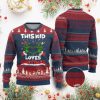 Funny Ugly Christmas Sweater This Kid Loves Xmas Skeleton Heart - Image 1