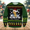 Funny White Ugly Christmas Sweater - Image 1